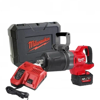 MILWAUKEE Аккумуляторный гайковёрт M18 ONEFHIWF1DS-121C ONE-KEY FUEL 1'' с D-образной рукояткой (укороченный)