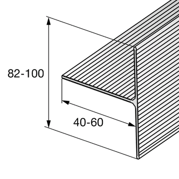 MFT-T Профиль HILTI 50x70 мм