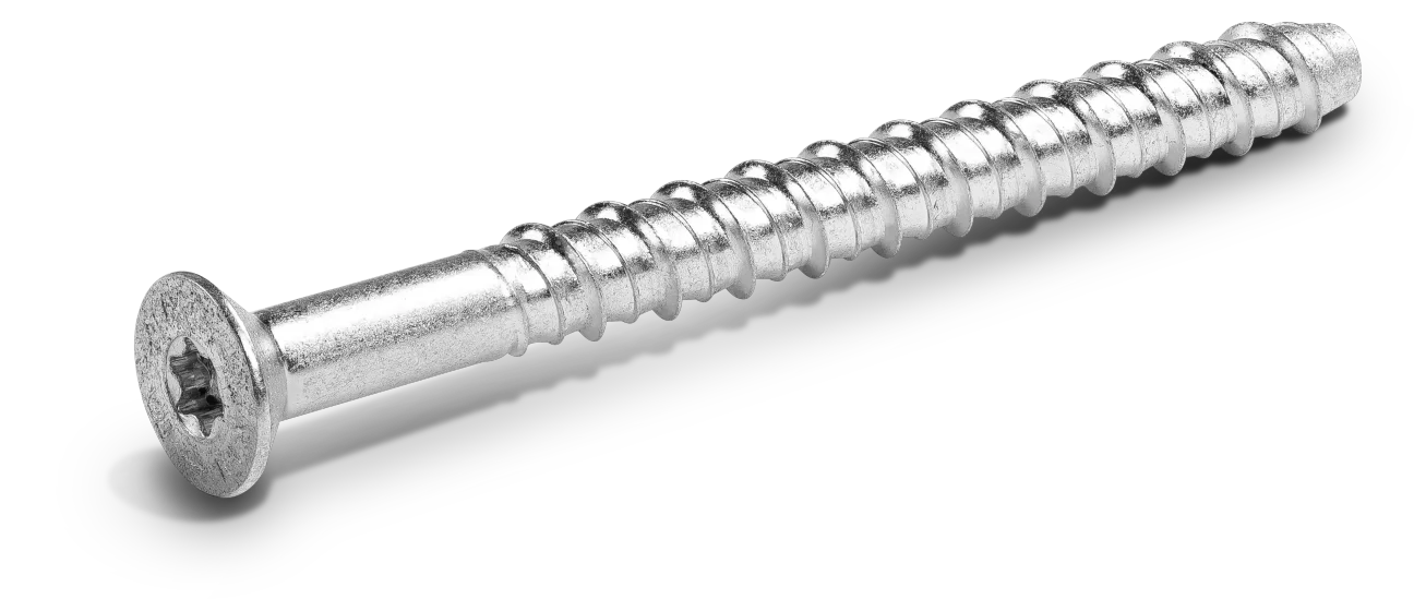 Самонарезающий анкер-винт с потайной головкой в покрытии DP KL101 Rawlplug (фото 2)